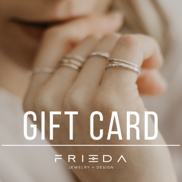 Gift card for minimalist handmade jewelry